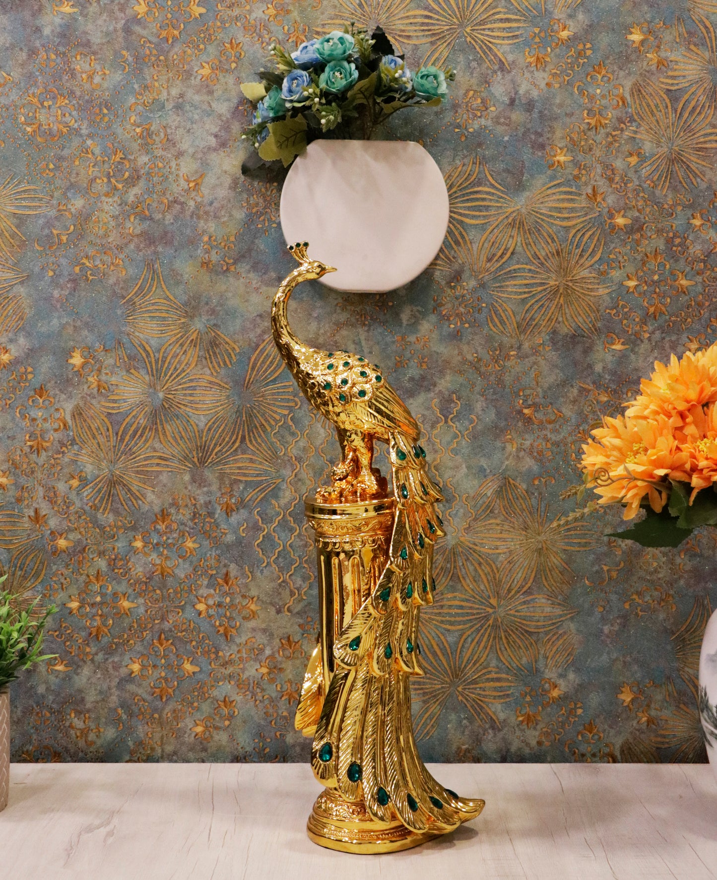 Golden Grace -Peacock small