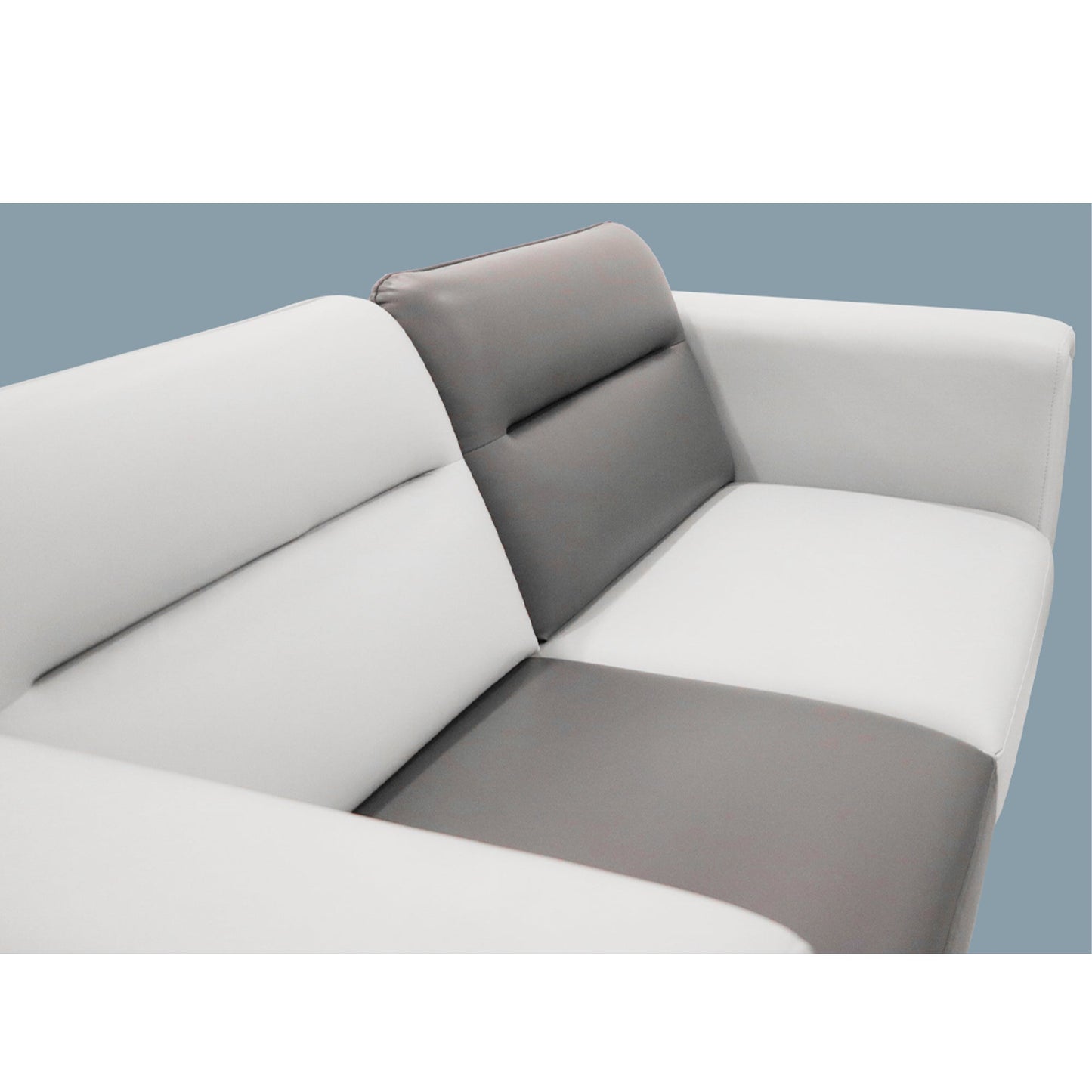 3+2 Seater Sofa Set - Black & White