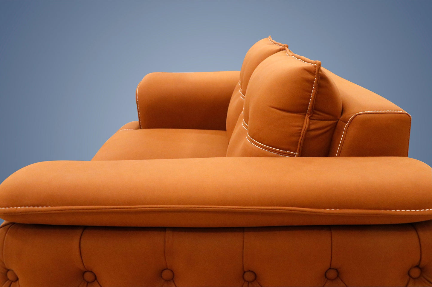 3+2 Seater Sofa Set - orange