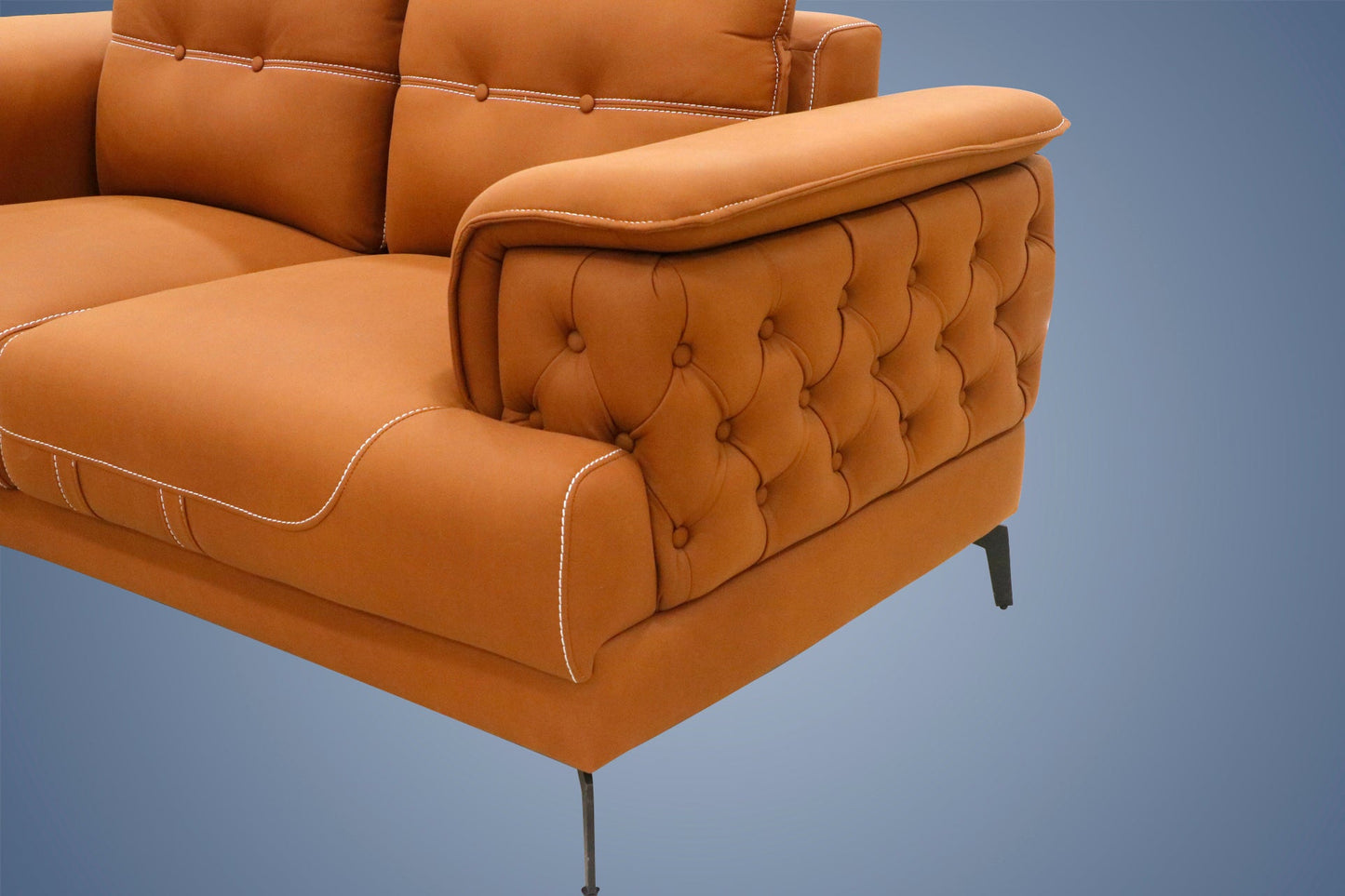3+2 Seater Sofa Set - orange