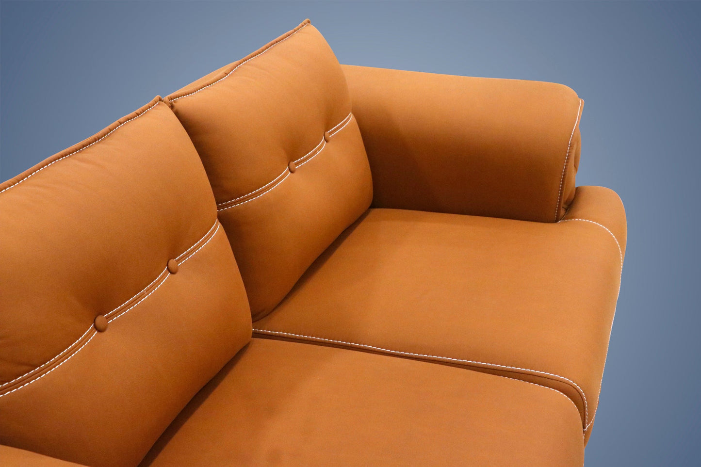 3+2 Seater Sofa Set - orange