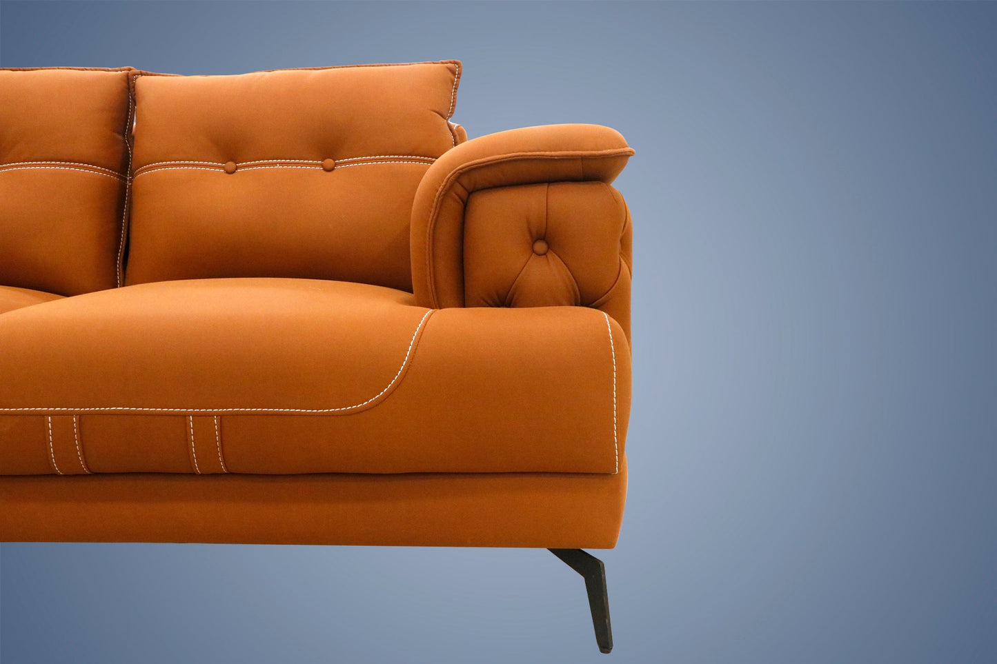 3+2 Seater Sofa Set - orange