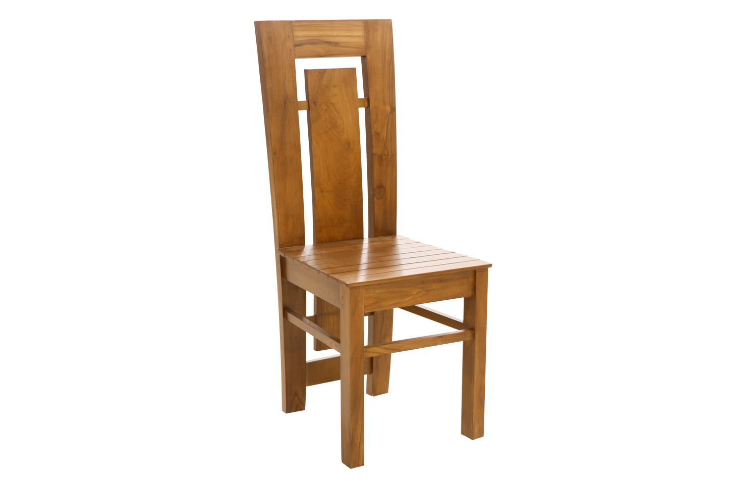 Artisan High-Back Solid Wood Chair