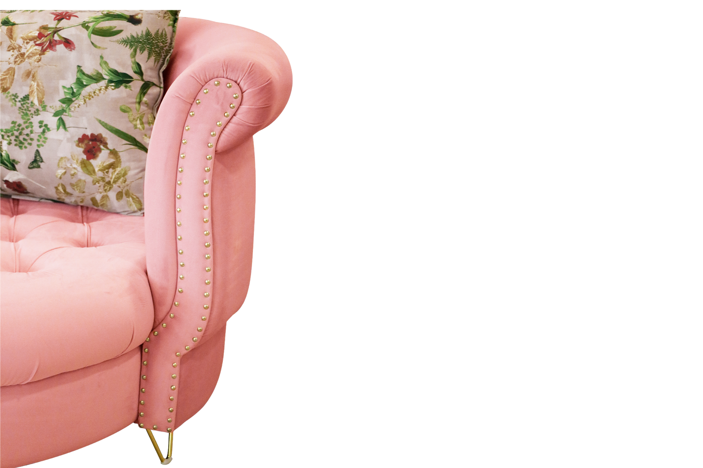 Blush Blossom Cuddle Chair – Cozy Meets Chic