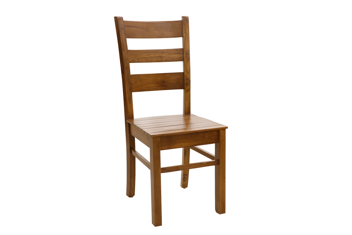 Classic Ladder-Back Wooden Chair