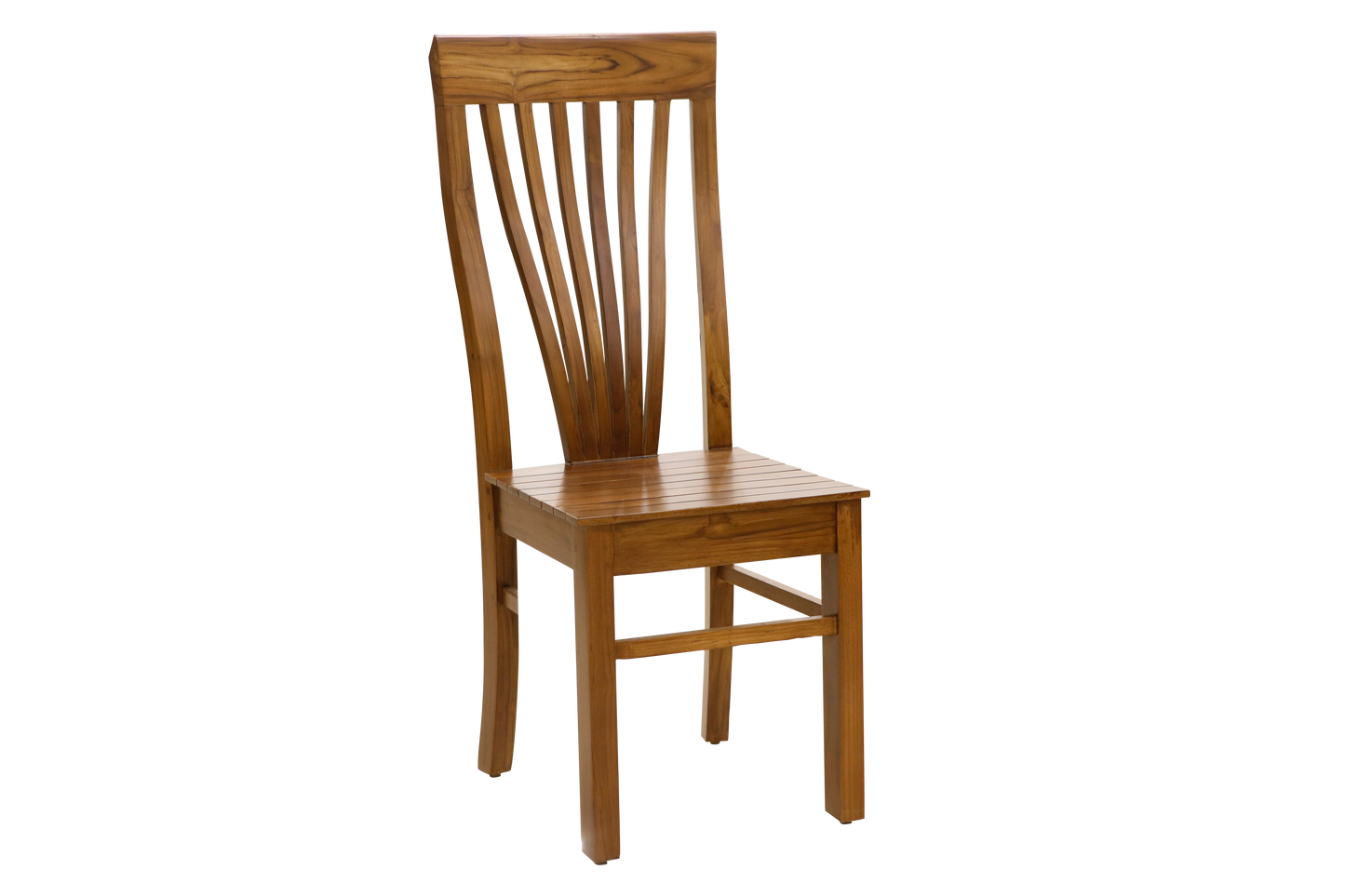 Classic High-Back Wooden Chair