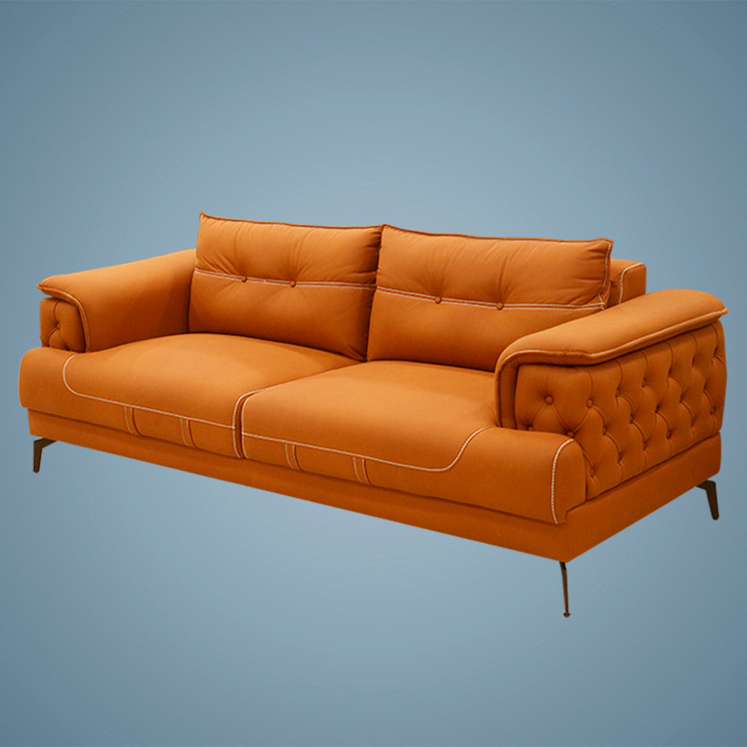 3+2 Seater Sofa Set - orange