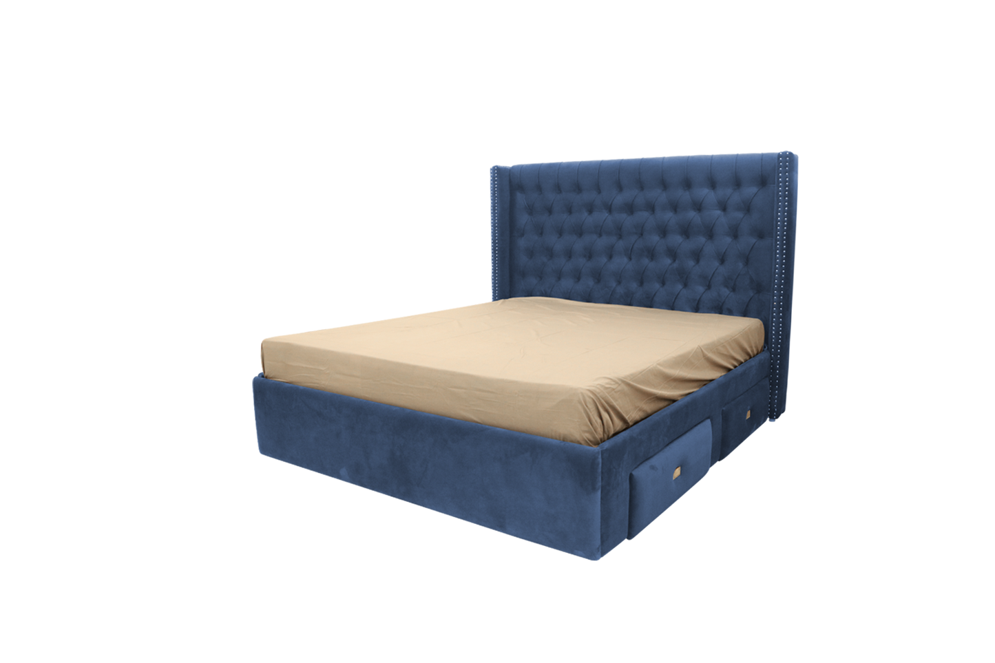 Royal Indigo Storage Bed – Smart Luxury Redefined