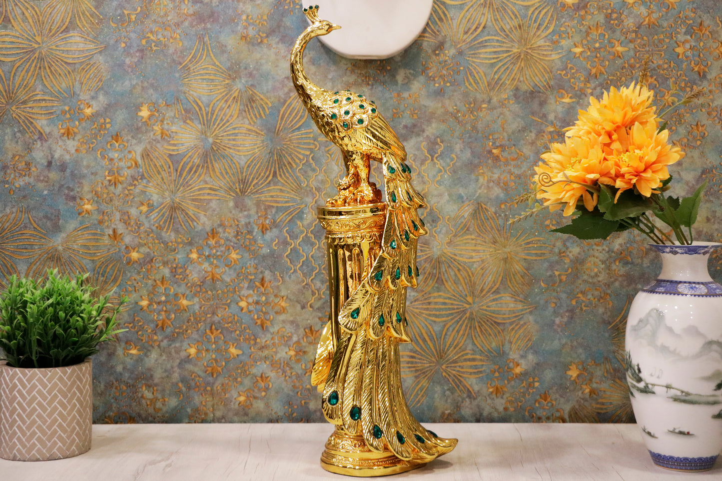 Golden Grace -Peacock small