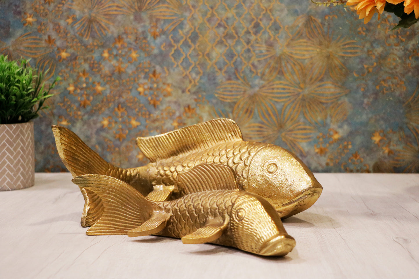 Golden Koi Accent Piece -large