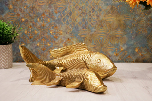 Golden Koi Accent Piece -large