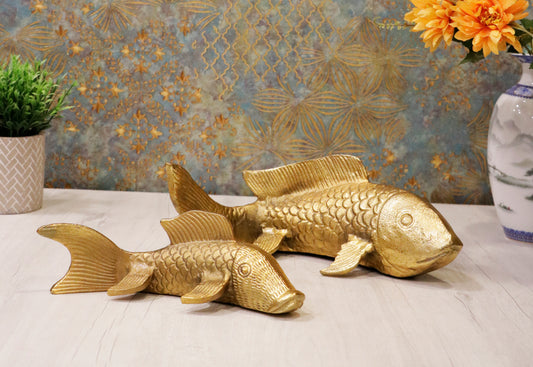 Golden Koi Accent Piece -small