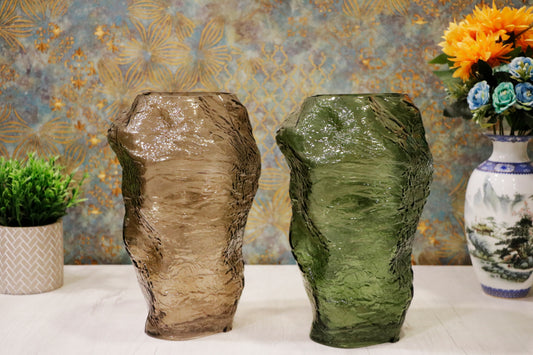 Emerald Terrain vase
