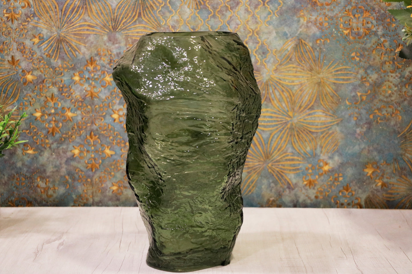 Emerald Terrain vase