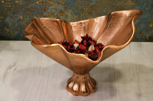 gold metallic potpourri bowl