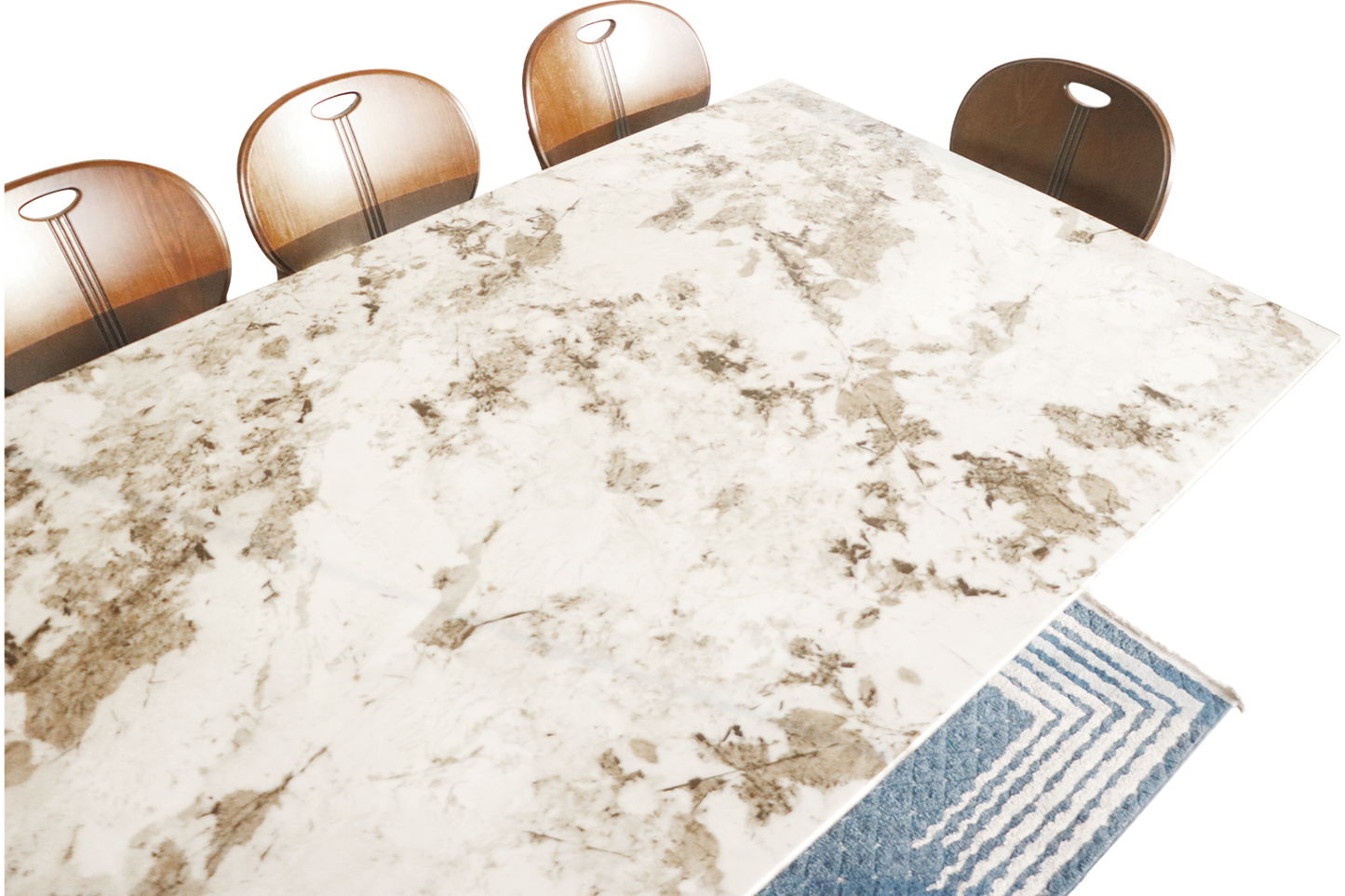 Marble Dining Table set 18