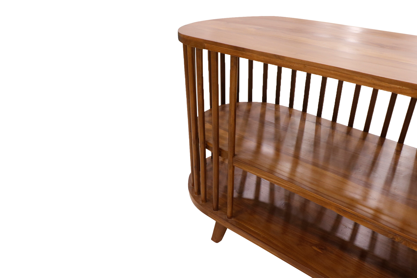 Mid-Century Wooden TV Cabinet