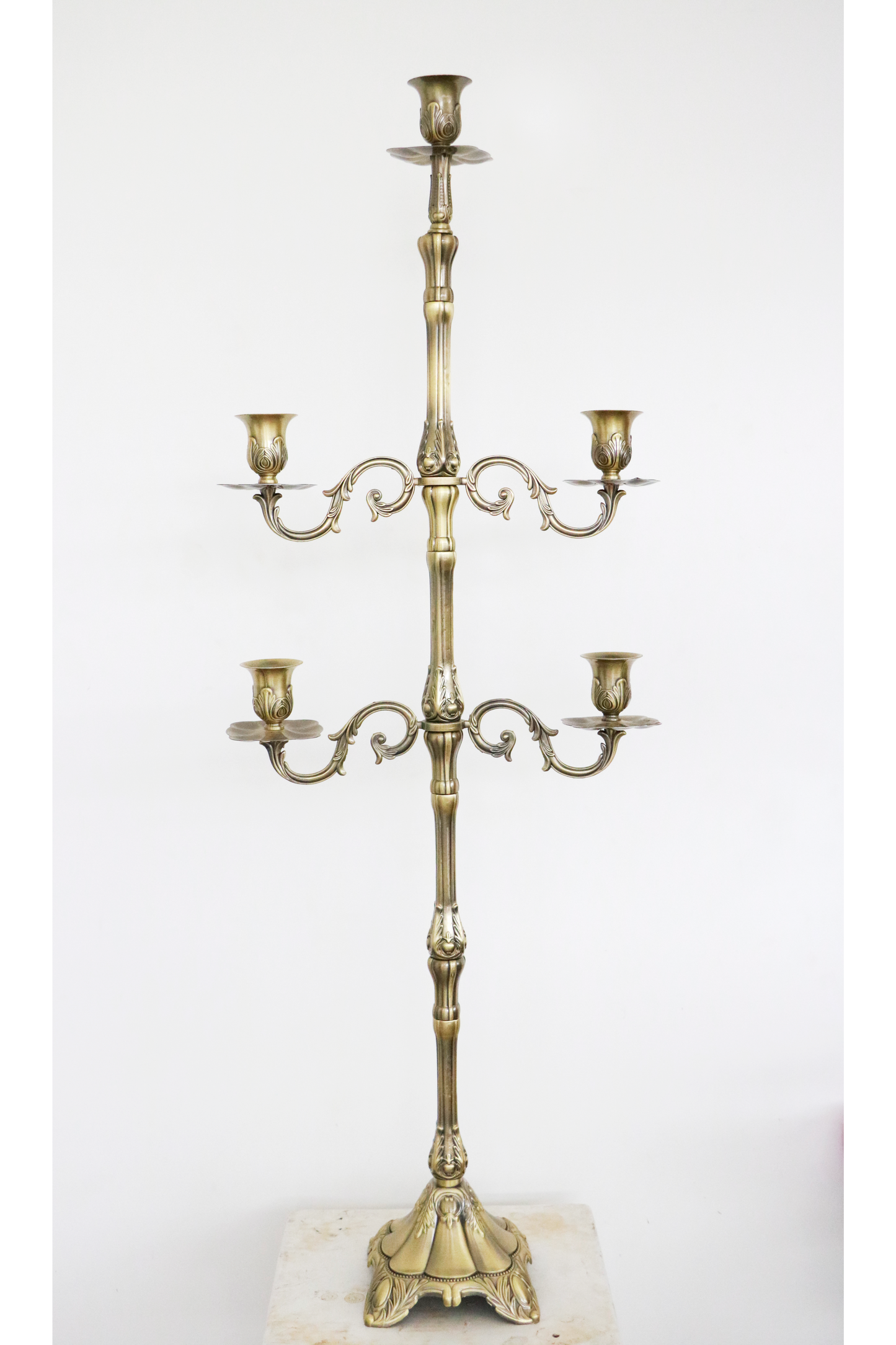 Antique Brass - candle holder