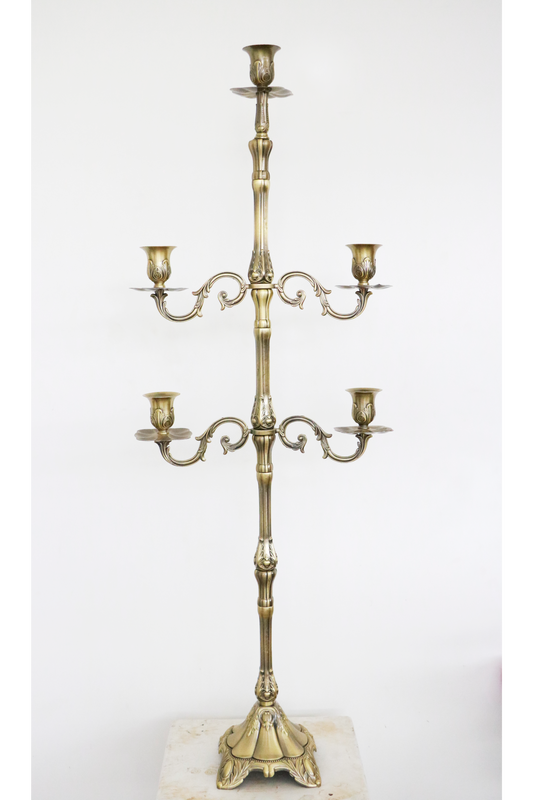 Antique Brass - candle holder