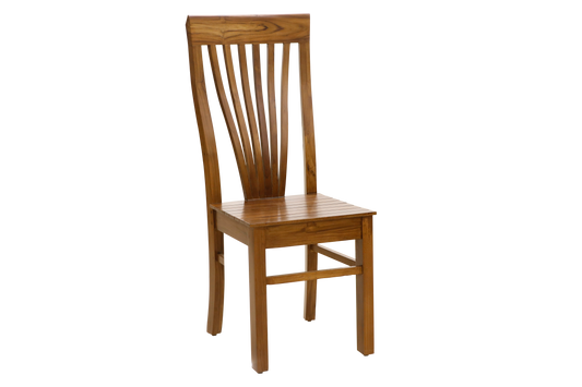 Classic High-Back Wooden Chair