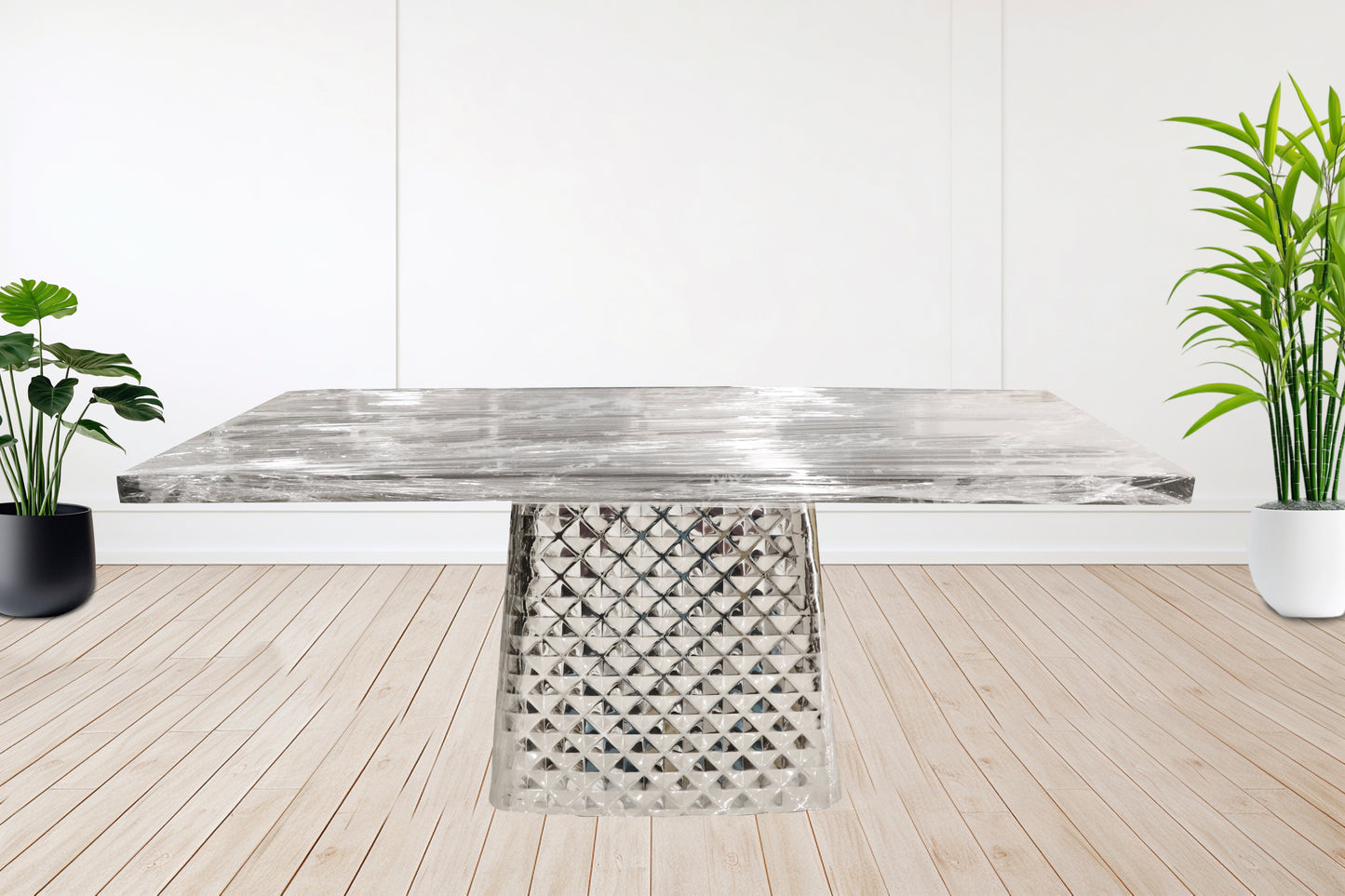 Marble Dining Table set 36