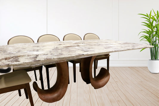 Marble Dining Table set 10
