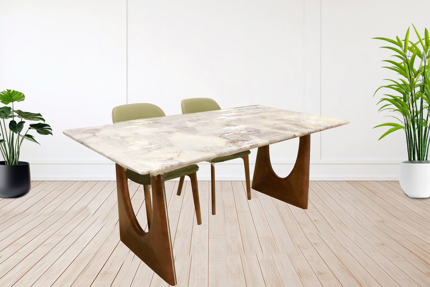 Marble Dining Table set 11