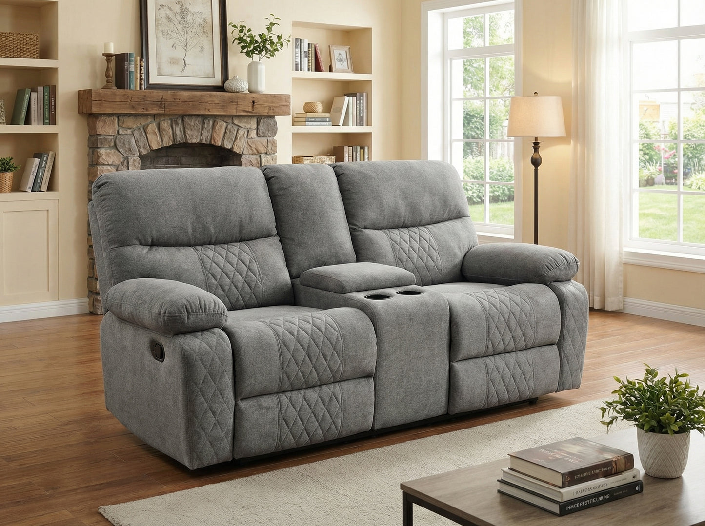 2 seater Recliner motorized